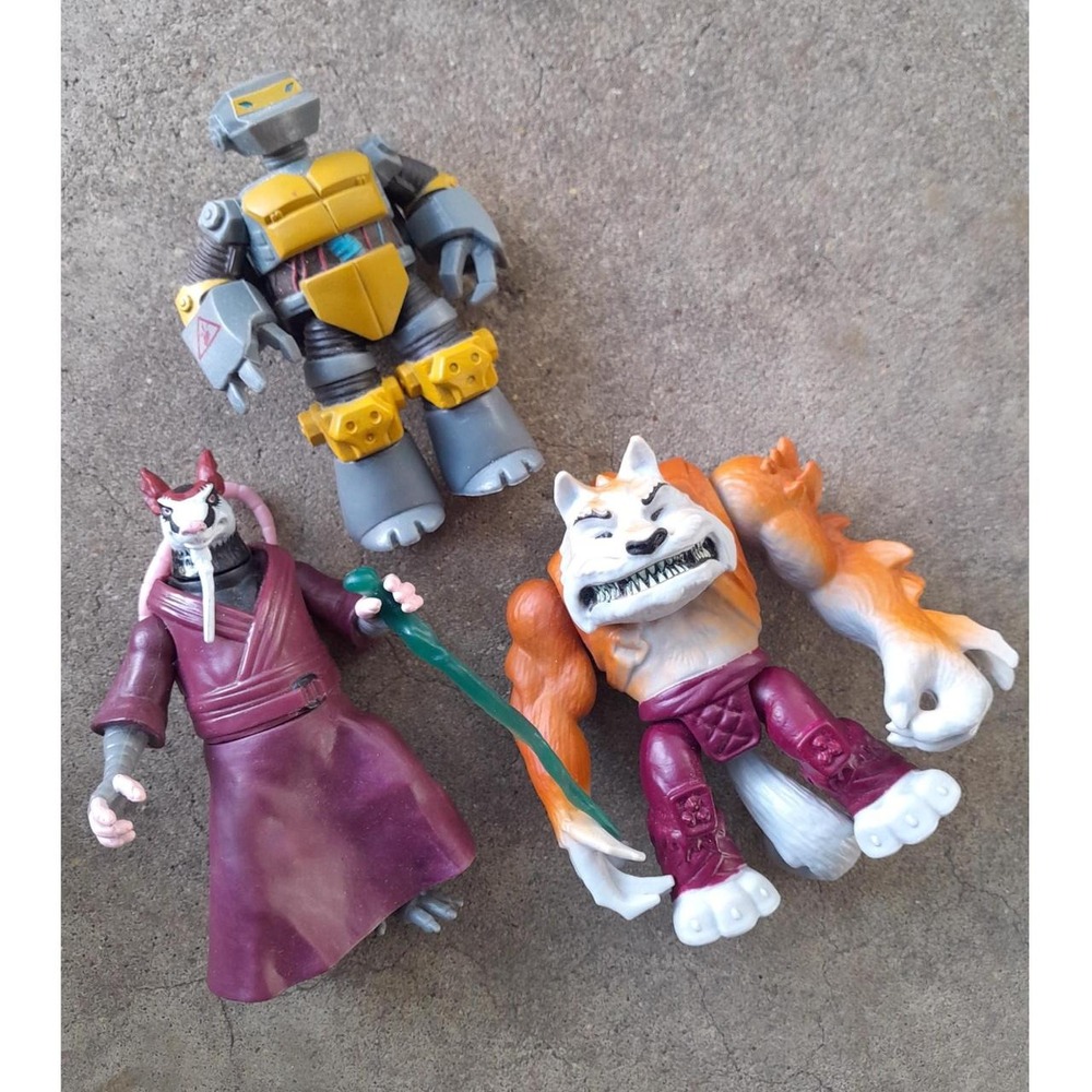 TMNT 2012 Figure Lot Metalhead Master Splinter Dogpound Playmates Toys